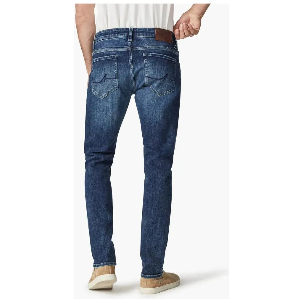 34 Heritage Cool Foggy Indigo Organic Denim