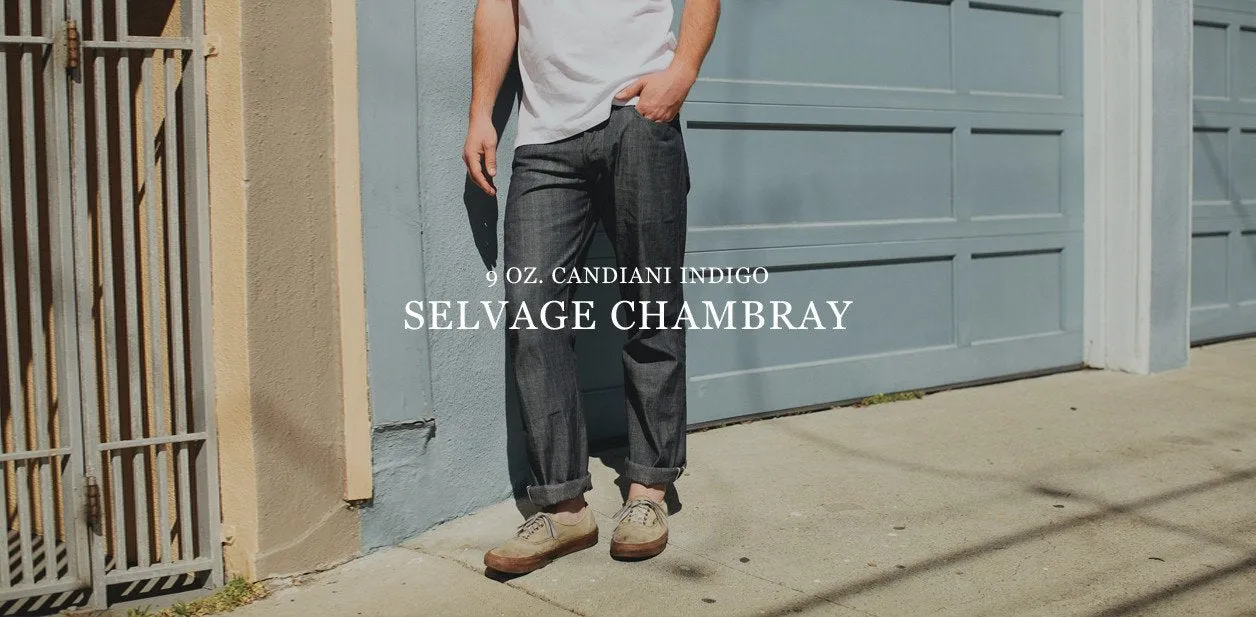 9 Oz. Candiani Italian Selvage Chambray - Democratic Fit
