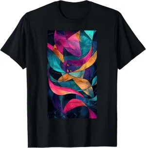 Abstract Art Flowing Lines Abstract art Colors T-Shirt