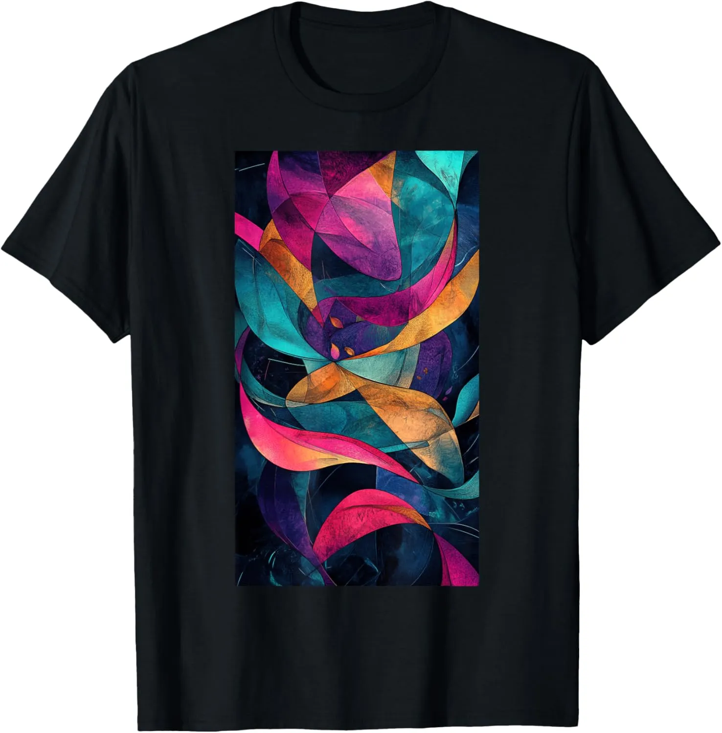 Abstract Art Flowing Lines Abstract art Colors T-Shirt
