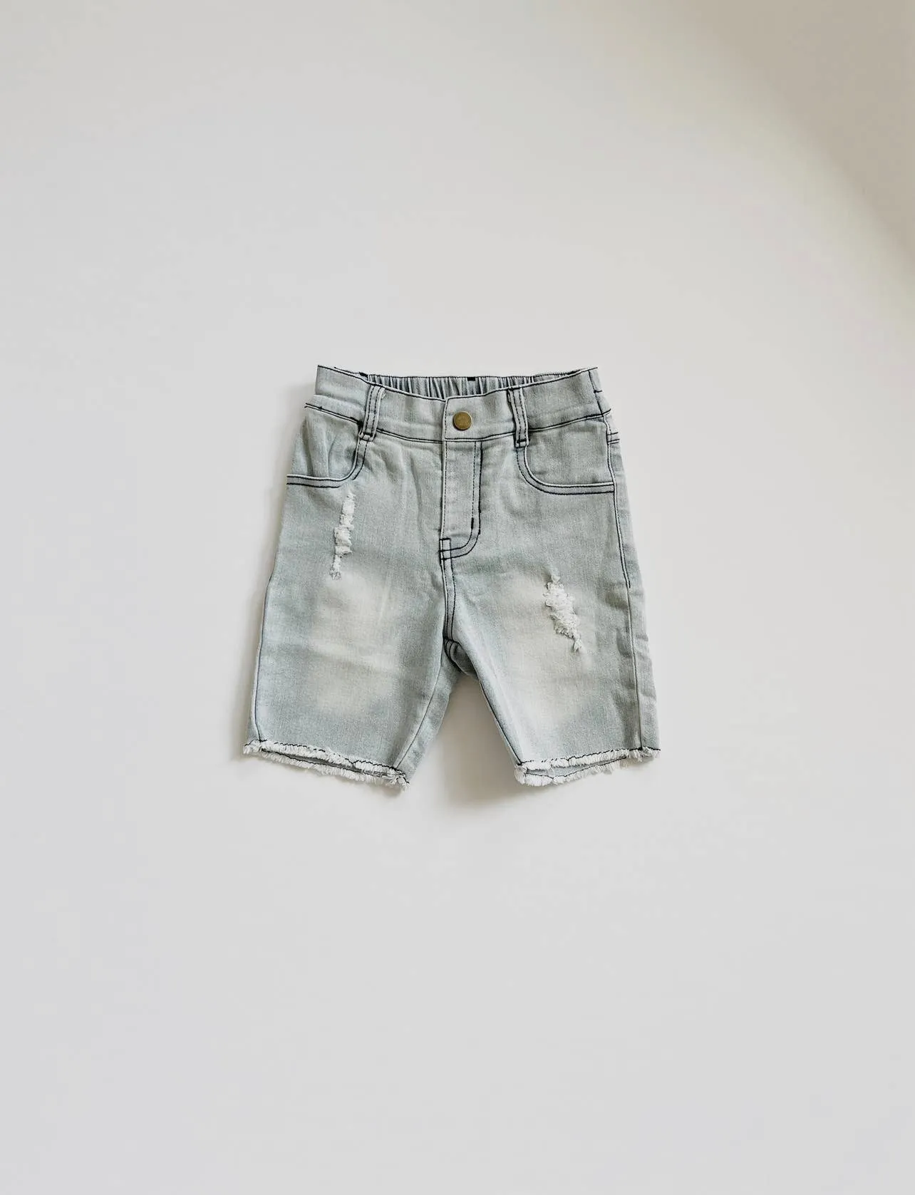 Bermuda Denim Shorts (slate gray)