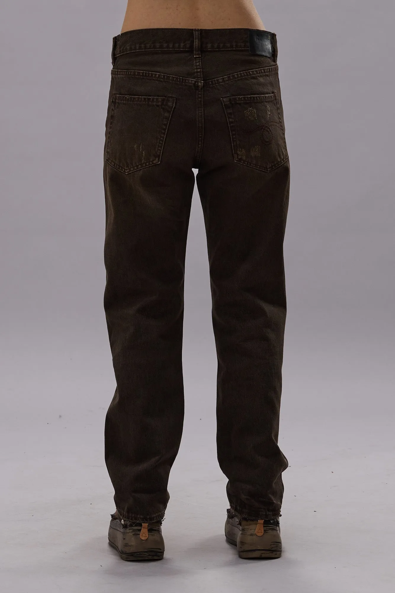 BOYFRIEND JEAN - VINTAGE CHOCOLATE BROWN