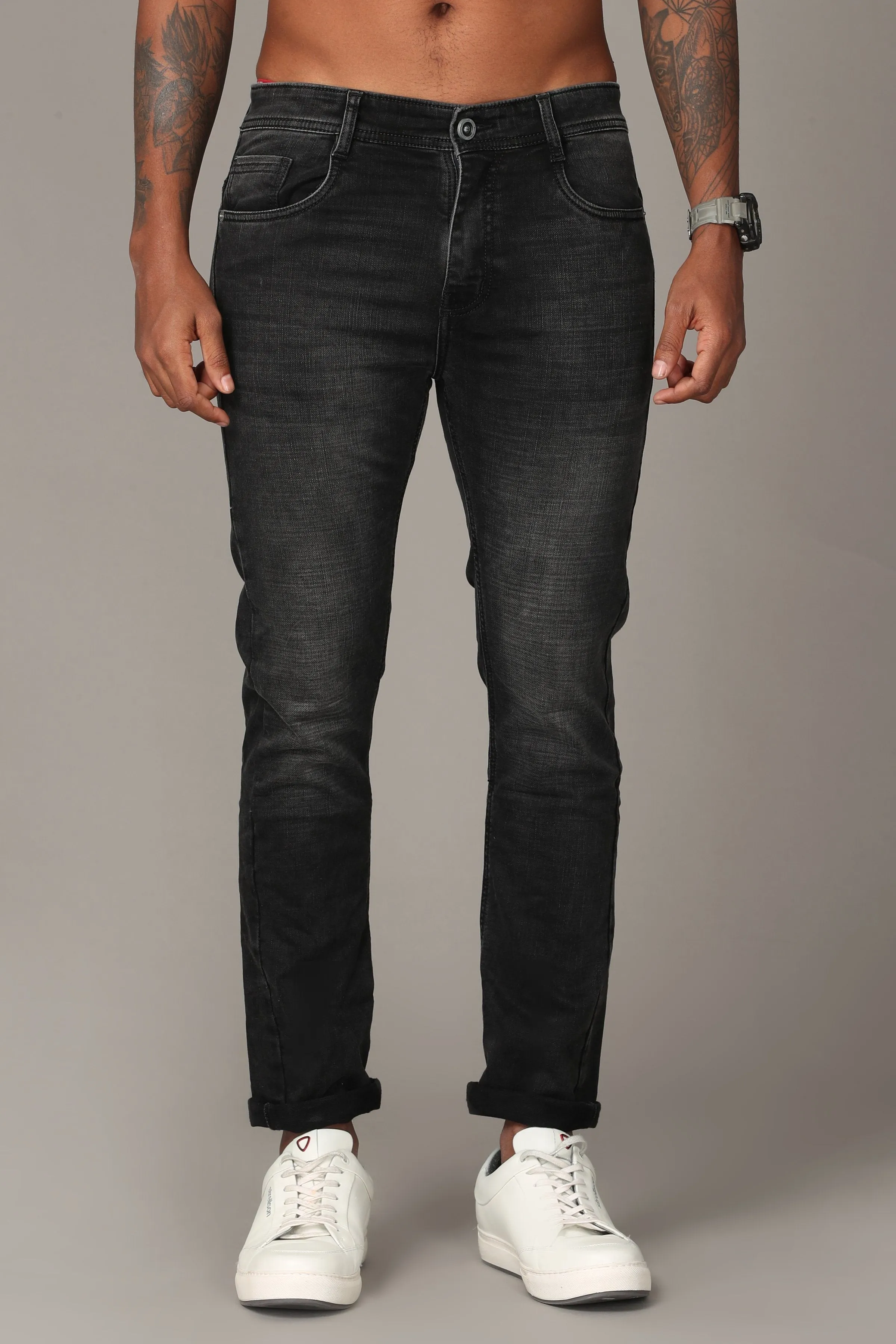 Carbon Black Denim Jeans