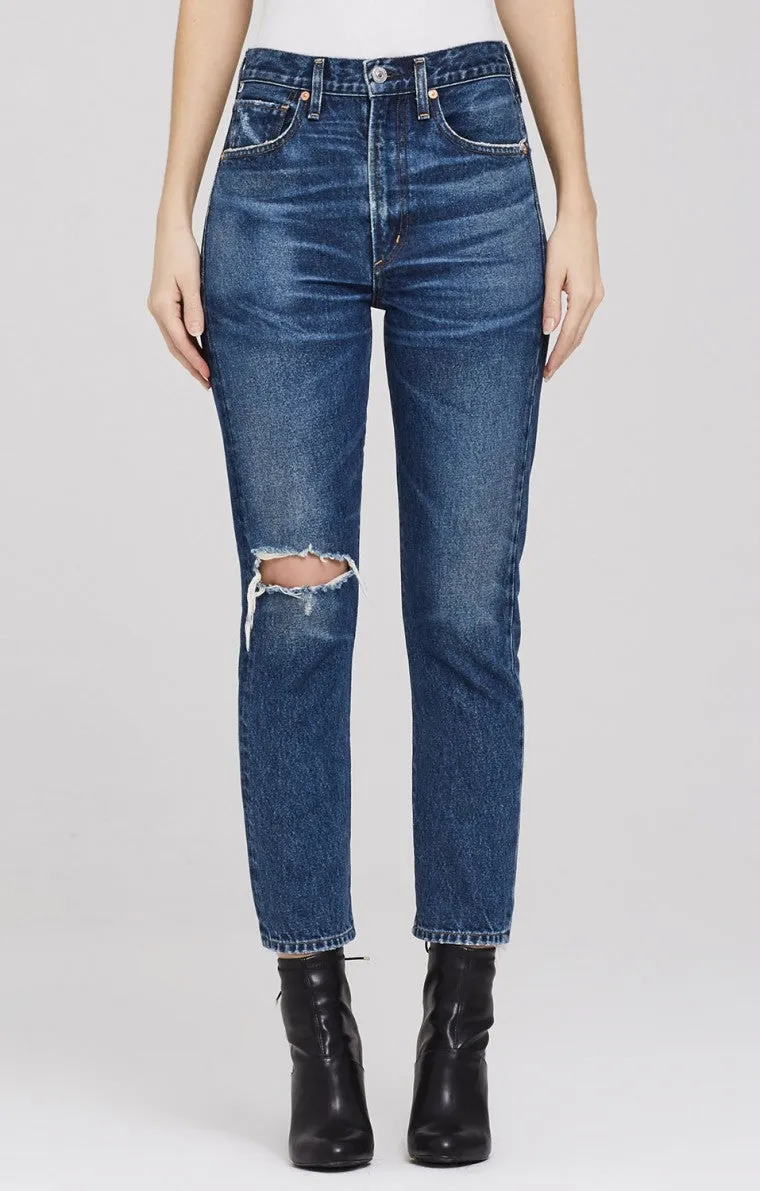Citizens of Humanity - Dree Crop High Rise Slim Straight Leg