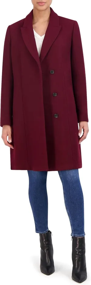 Cole Haan Women's Asymmetrical Lapel Coat