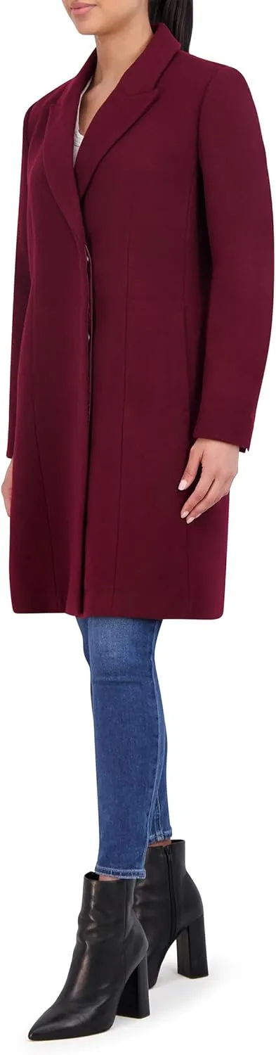 Cole Haan Women's Asymmetrical Lapel Coat