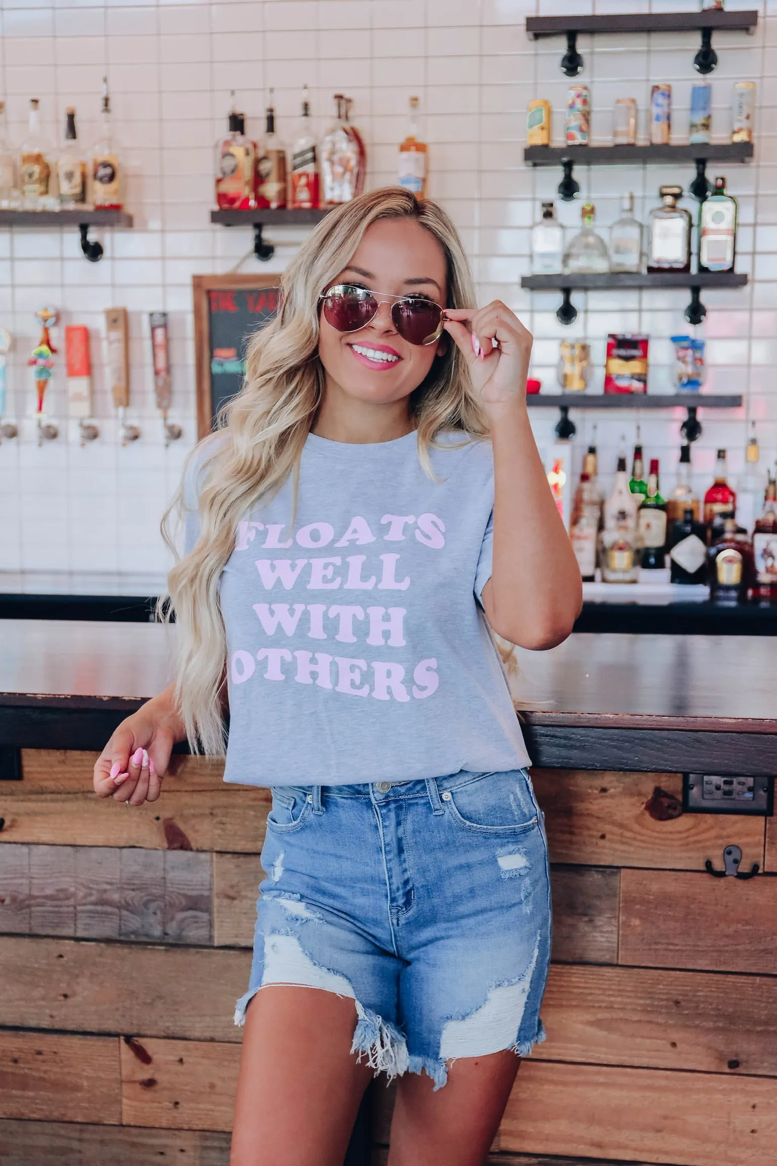 Dianna Denim Mom Shorts - Light