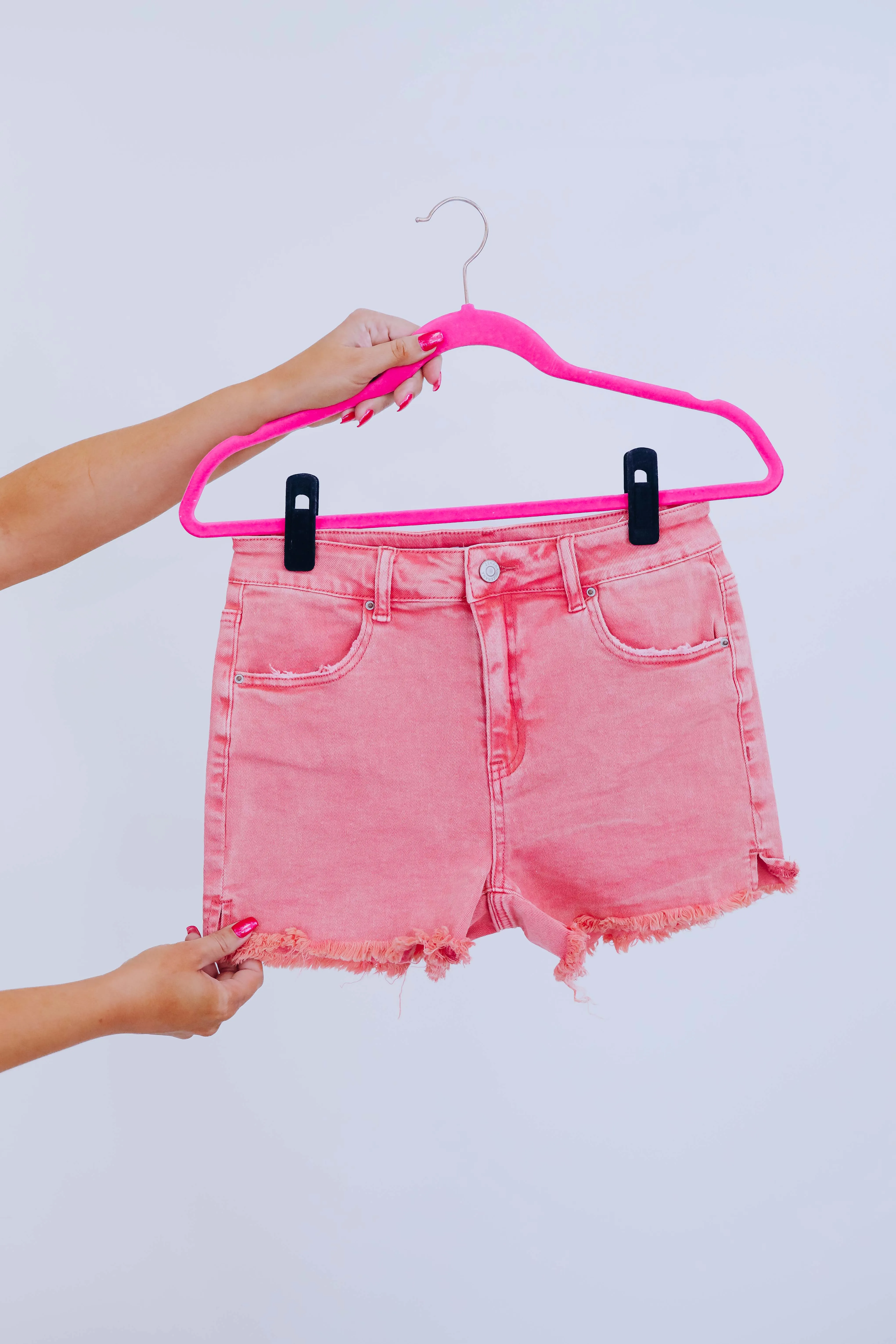 ***Drew Cut Off Denim Shorts - 7 Colors  SAMPLE