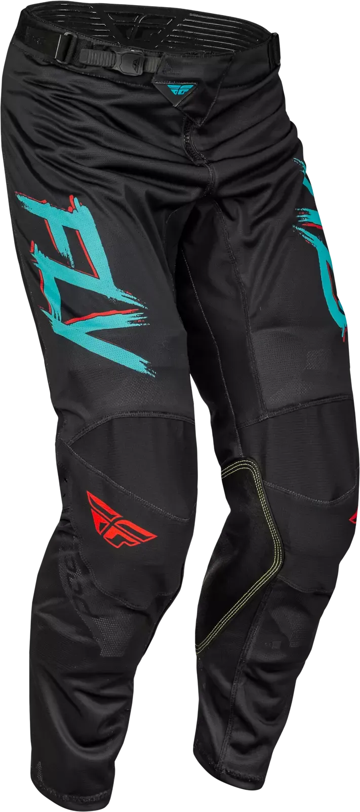Fly Kinetic Mesh Black Mint Red Pant