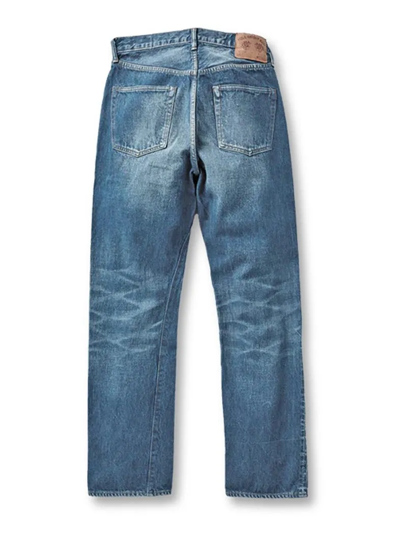 Full Count 1102 Straight Leg Washed Indiog Selvedge