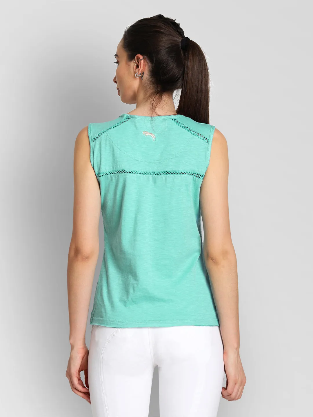 JUMP USA Women Blue Solid Regular Top