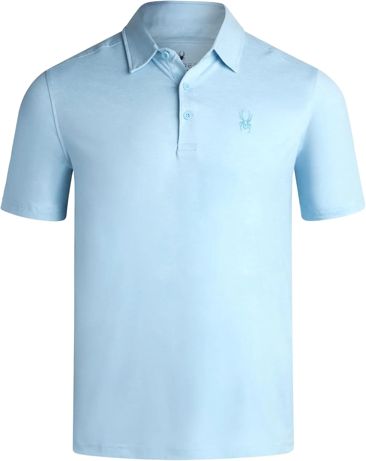 Spyder Mens Golf Polo Shirt - Super Soft Moisture Wicking Athletic Fit Performance Collared Golf Shirts for Men (Sizes: S-XL)