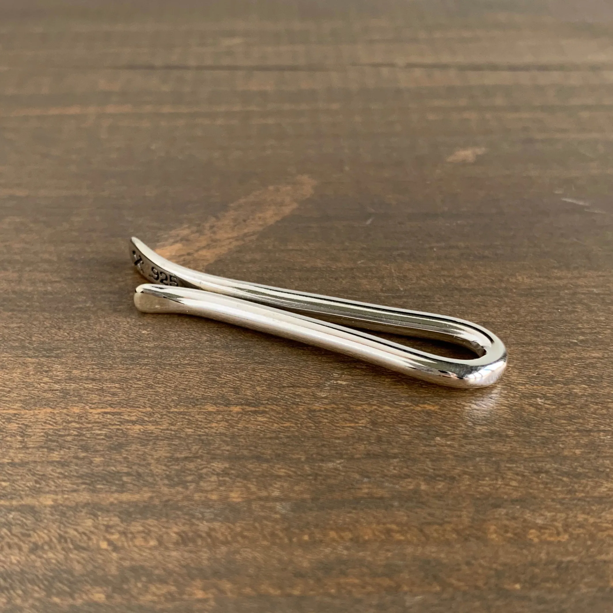 Studebaker Metals Silver Tie Bar