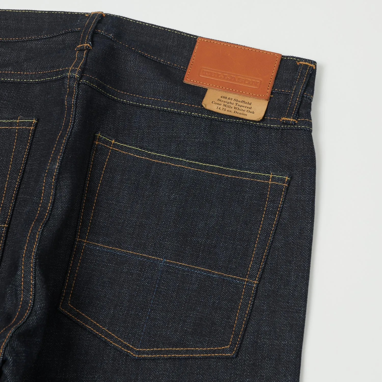 Tellason Sheffield 14.75oz Loose Straight Jean - Cone Mills