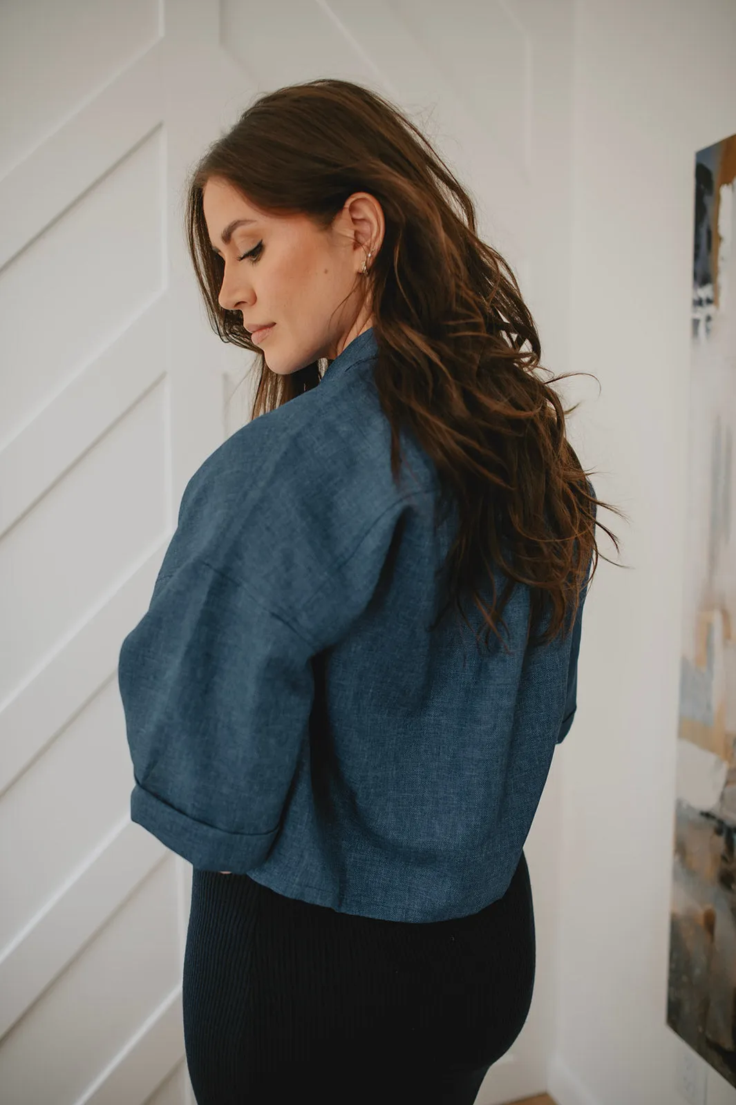 The Lubena Shirt by FRNCH - Denim Blue