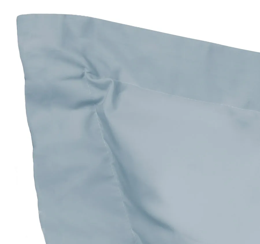 Tuscan Collection Cotton Percale European Pillowcase Faded Denim